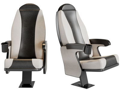 现代影院椅、公共椅子