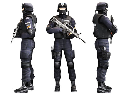 现代士兵、特警