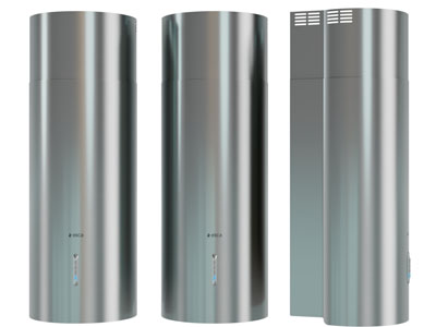 现代圆形抽油烟机