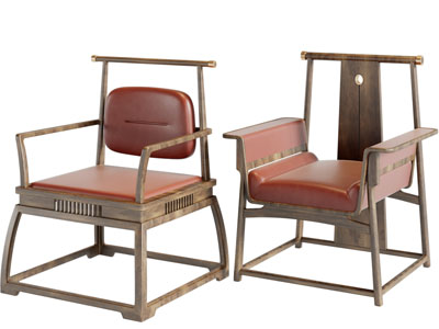 新中式扶手椅子