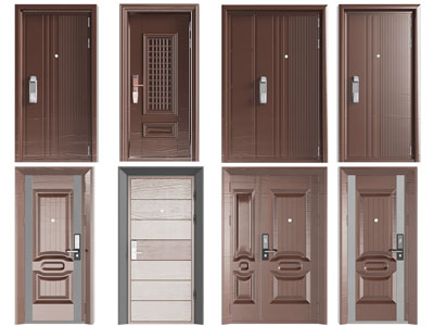 现代入户平开门