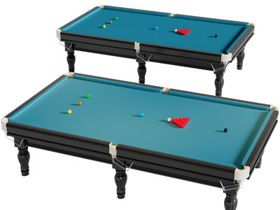 欧式台球桌3d模型 欧式台球桌