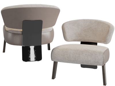 侘寂风休闲椅子