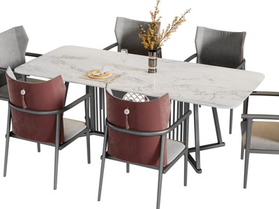 新中式餐桌椅组合