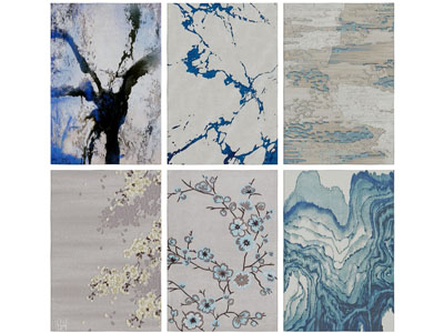 新中式长方形地毯