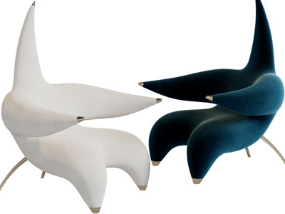 现代轻奢休闲椅子