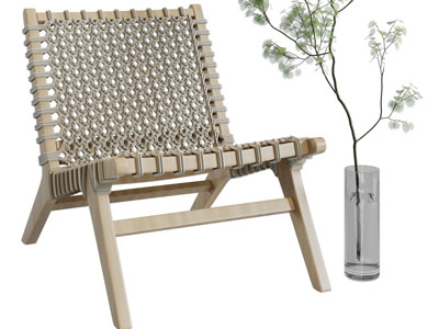 侘寂风休闲椅子