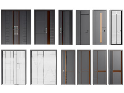 现代平开门、推拉门
