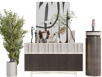 现代玄关柜、边柜