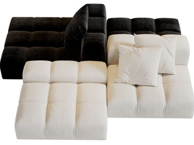 现代多方向布艺沙发3d模型 现代多方向布艺沙发