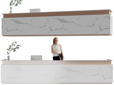 现代前台接待台