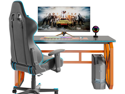 现代书桌、电脑桌椅组合