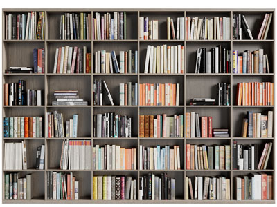 现代开放式书柜