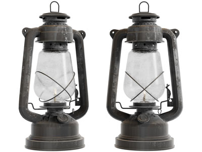 现代复古煤油灯、台灯