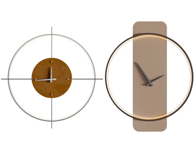 现代抽象装饰钟表3d模型 现代抽象装饰钟表