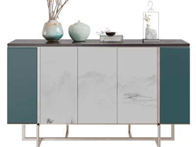 新中式玄关柜、边柜