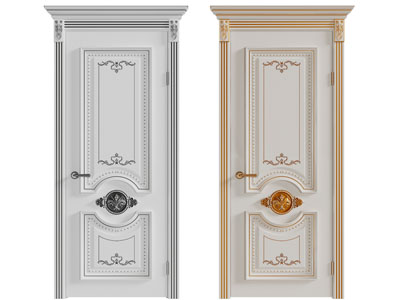 欧式雕花平开门