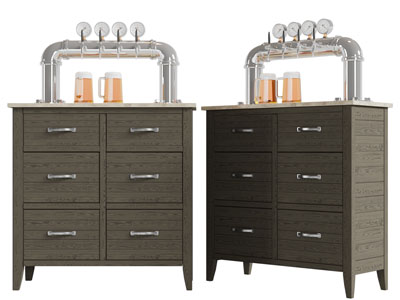 现代边柜、斗柜