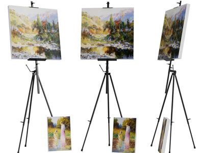 现代画架、画板3d模型 现代画架、画板