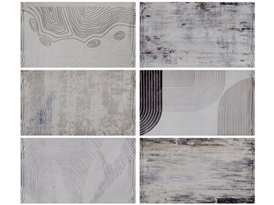 新中式长方形地毯