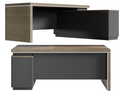 现代老板台、办公桌