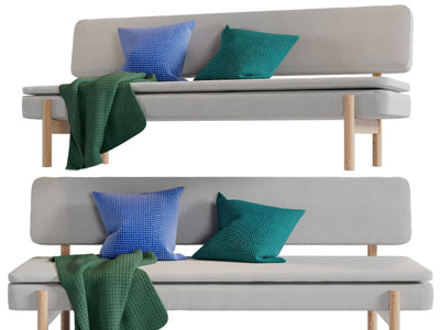 现代多人沙发椅子3d模型 现代多人沙发椅子