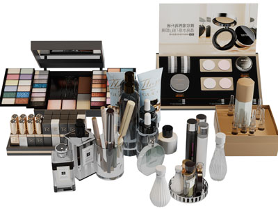 现代彩妆、香水和指甲油化妆品