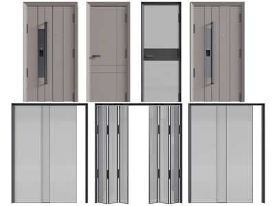 现代平开门、推拉门