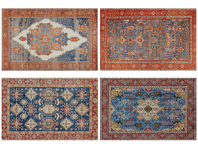 民族风图案的长方形地毯