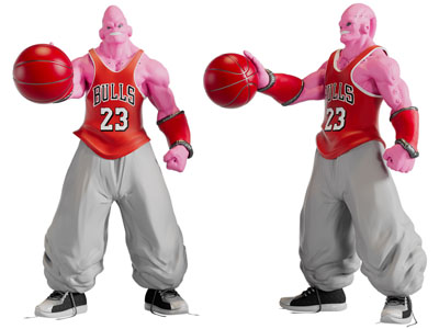 现代打篮球摆件