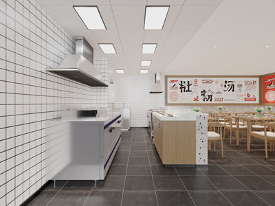 现代饭店餐馆就餐区