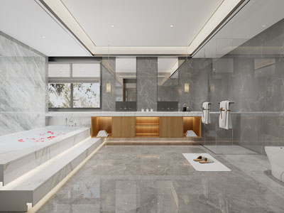 现代酒店卫浴间