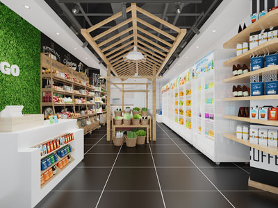 工业loft百货超市