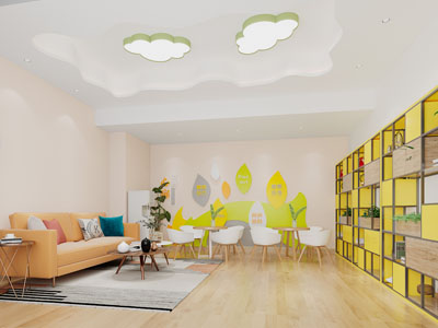 北欧接待区、休闲区