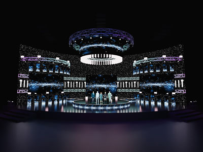 后现代产品发布会舞台