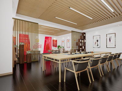 新中式党建文化宣传室