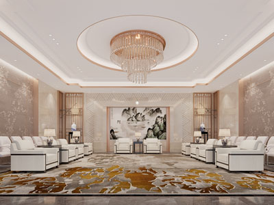 新中式贵宾室、接待厅