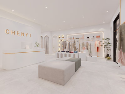 现代轻奢服装专卖店