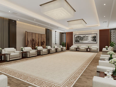 新中式贵宾室、接待厅