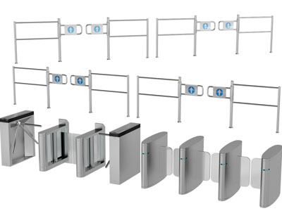现代地铁自动闸门、闸机门禁