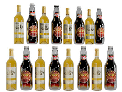 排列整齐的酒瓶3d模型 排列整齐的酒瓶