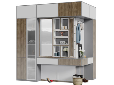 现代玄关装饰鞋柜