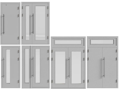 现代办公平开门