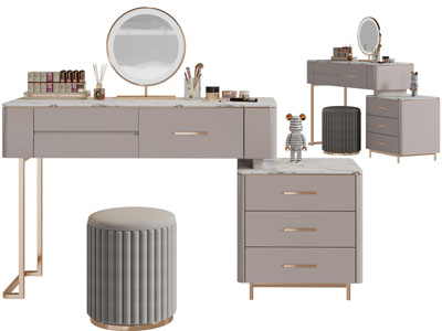 现代化妆梳妆台、坐墩
