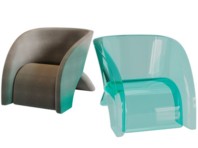 现代单人沙发3d模型 现代单人沙发