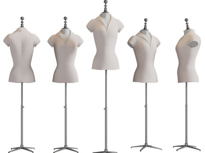 现代服装模特衣架3d模型 现代服装模特衣架