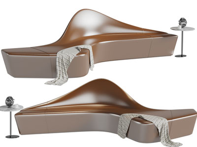 后现代异形多人沙发3d模型 后现代异形多人沙发