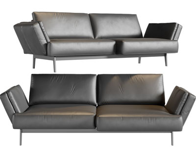 后现代双人沙发3d模型 后现代双人沙发