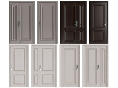 现代入户平开门