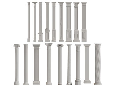 欧式方形、圆形罗马柱子